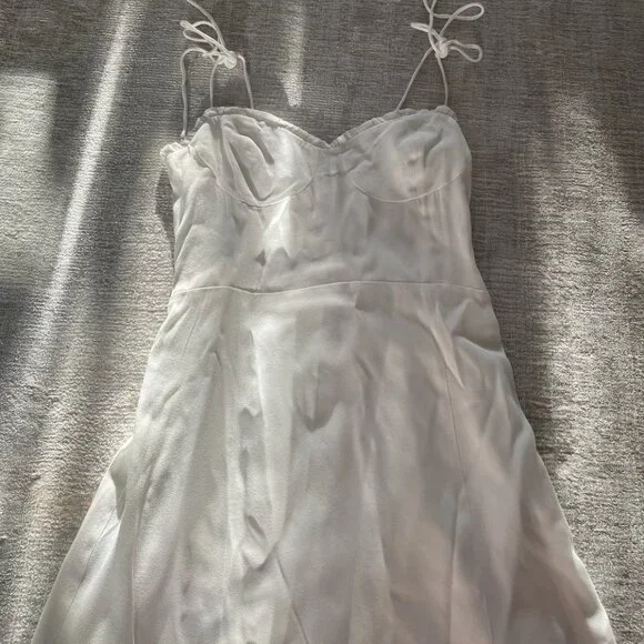 off the shoulder bell sleeve dress Romantic Off Shoulder Drape Sleeve Surplice Bridal Gown with Sparkling Stone Belt Off White / Lace